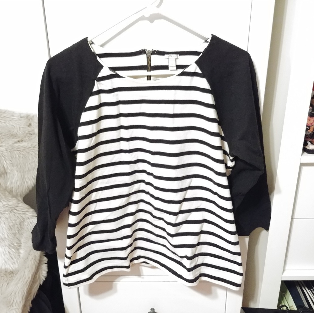 J Crew Thick Cotton Striped Shirt